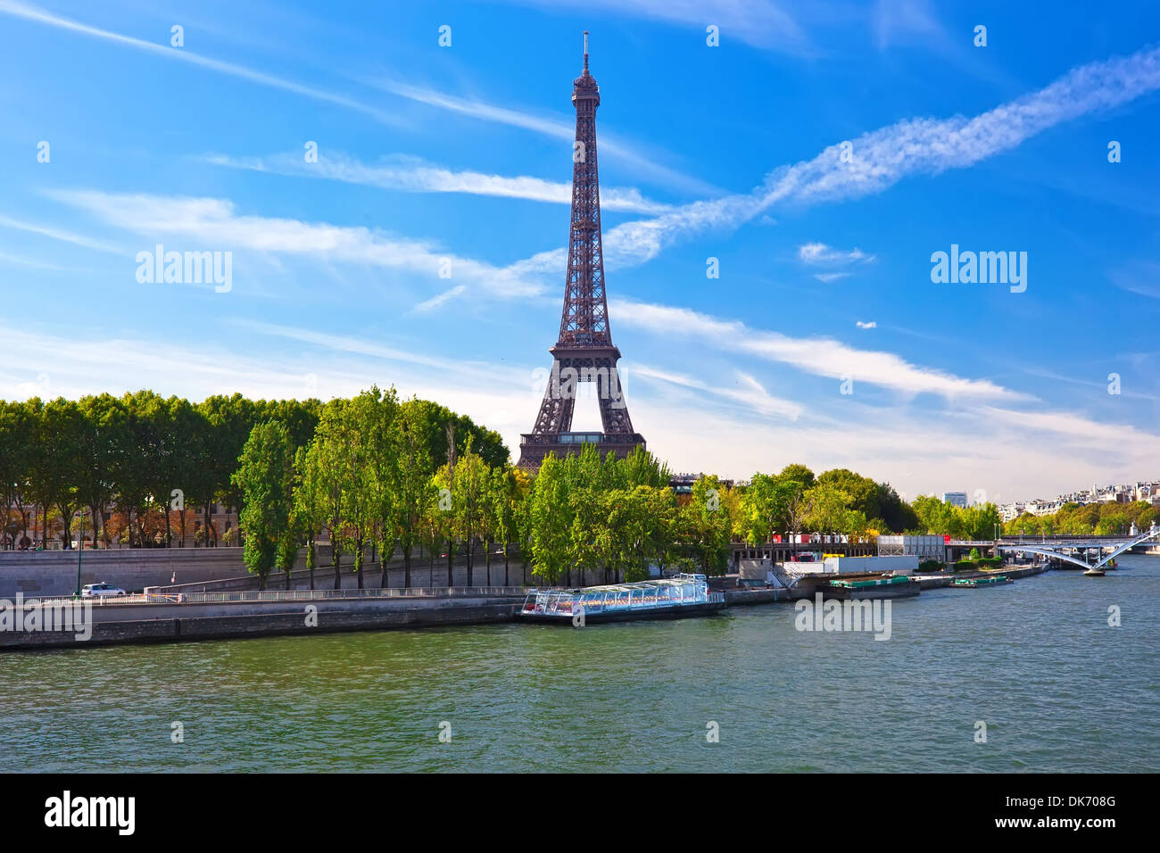 Eiffelturm in Paris. Stockfoto