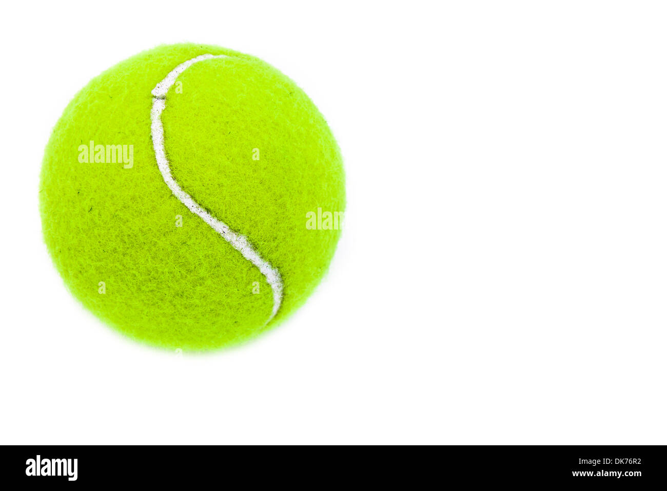 Ein Paddle Ball isoliert auf weißem Hintergrund Stockfoto