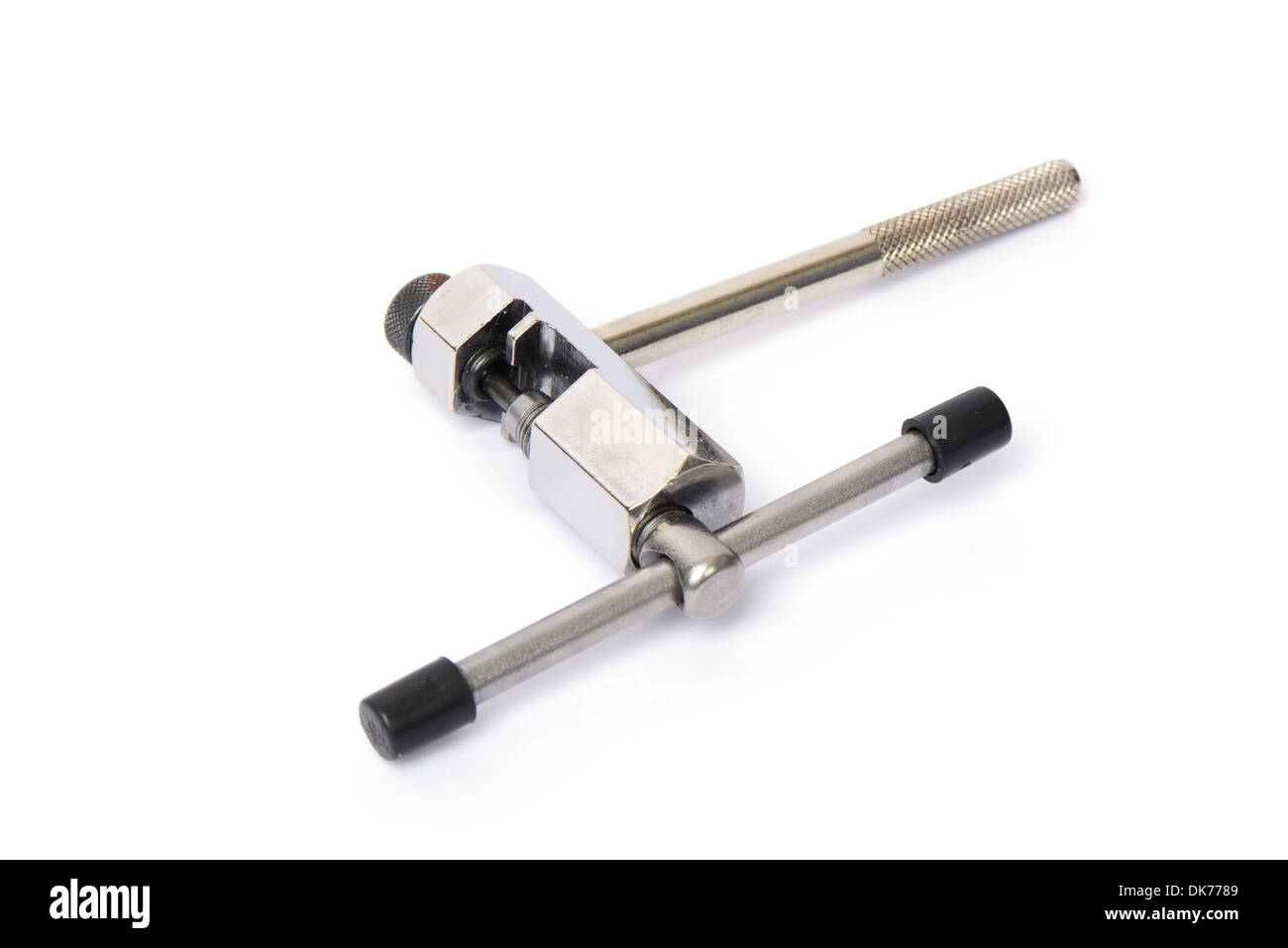 Fahrrad-Werkzeug für die Sägekette durch die Trennung von Link pin Stockfoto