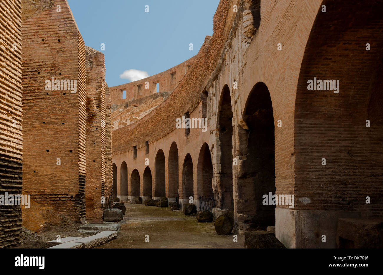 Beratungsstelle im Kolosseum, Rom, Italien. Stockfoto