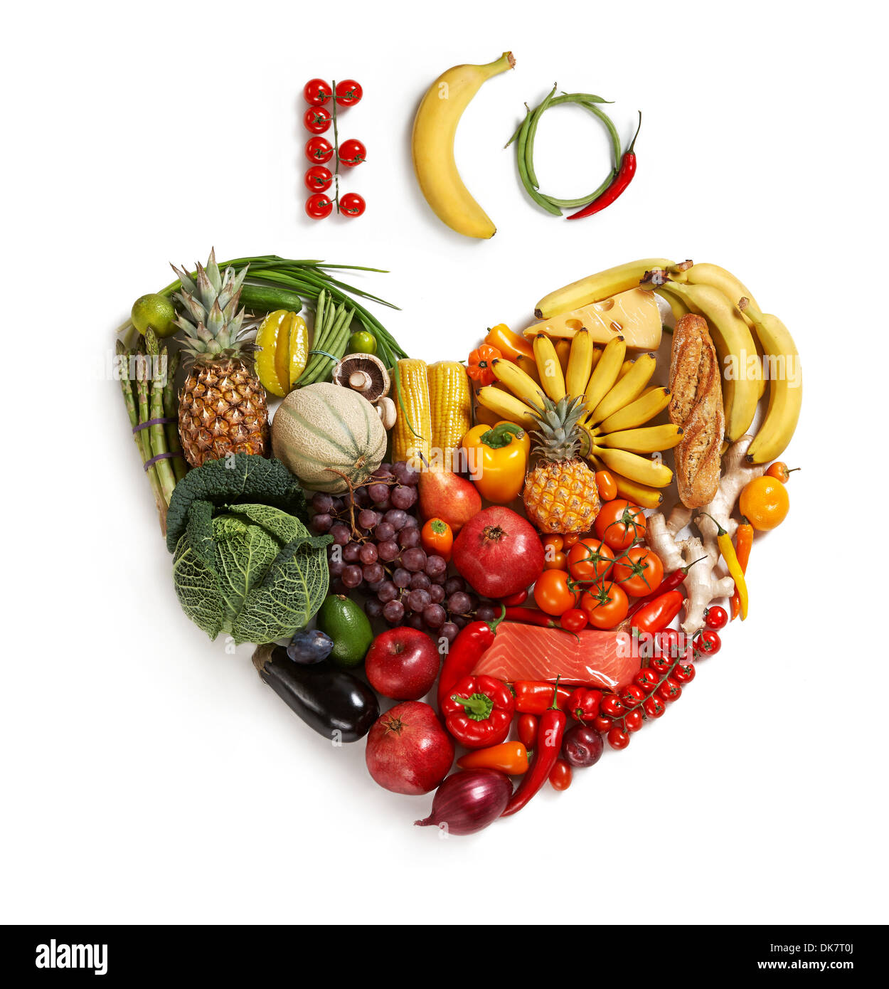 Eco-freundliche Ernährungsgewohnheiten Stockfoto