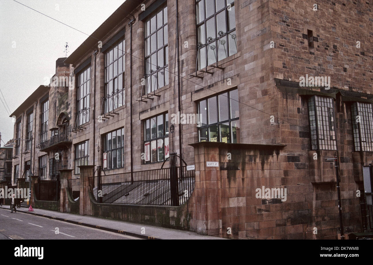 GLASGOW COLLEGE OF ART VON RENNI MACINTOSH ENTWORFEN Stockfoto