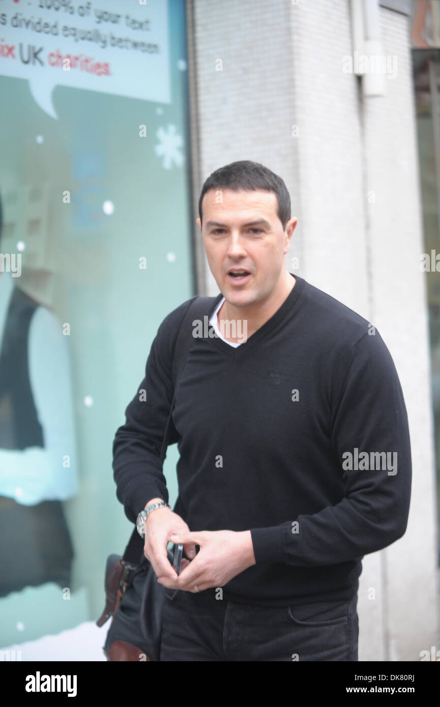 London, UK. 3. Dezember 2013. Paddy McGuinness außerhalb ITV Studios.  Bildnachweis: JOHNNY ARMSTEAD/Alamy Live-Nachrichten Stockfoto