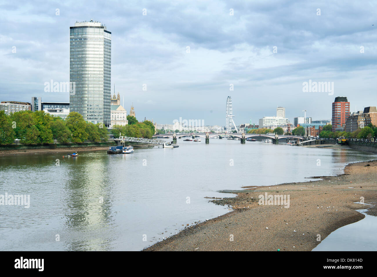 Fluss Themse in London Stockfoto