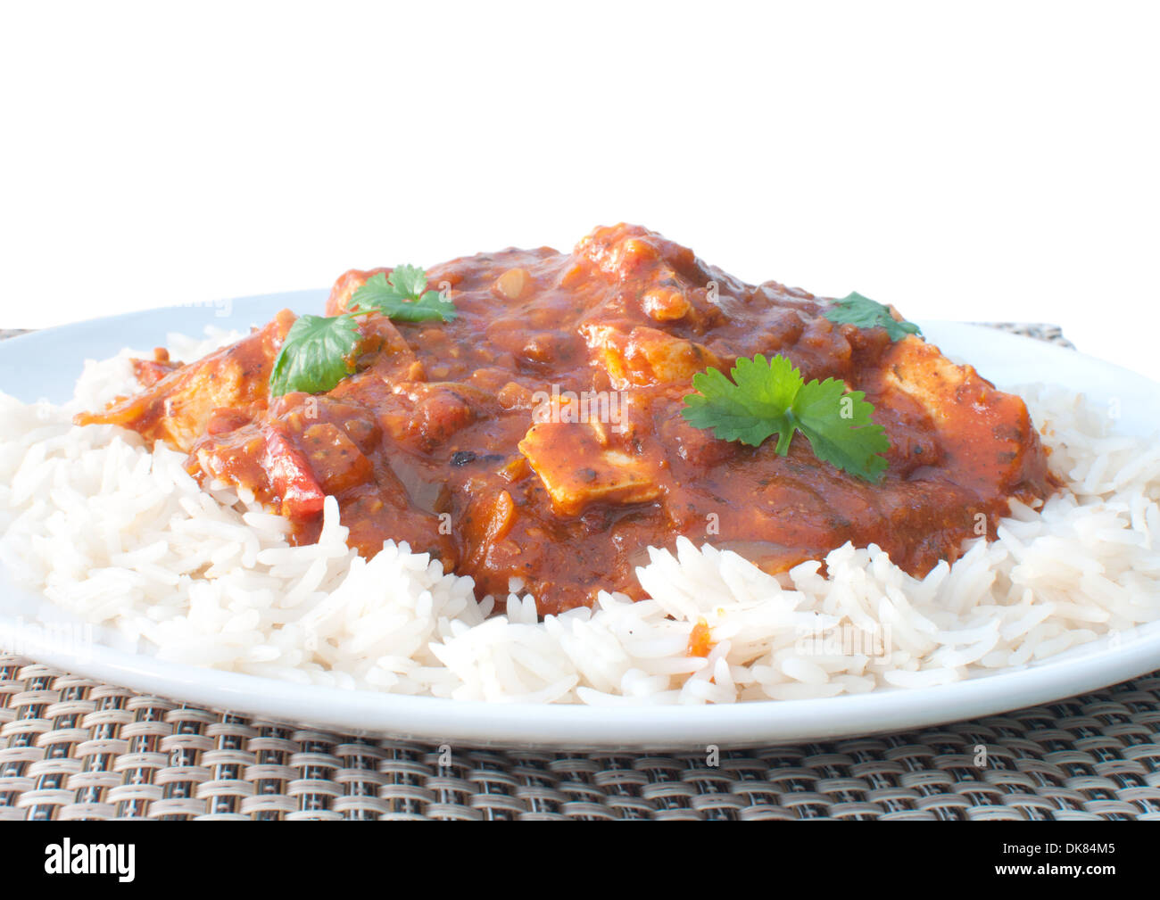 Hühnchen-curry Stockfoto