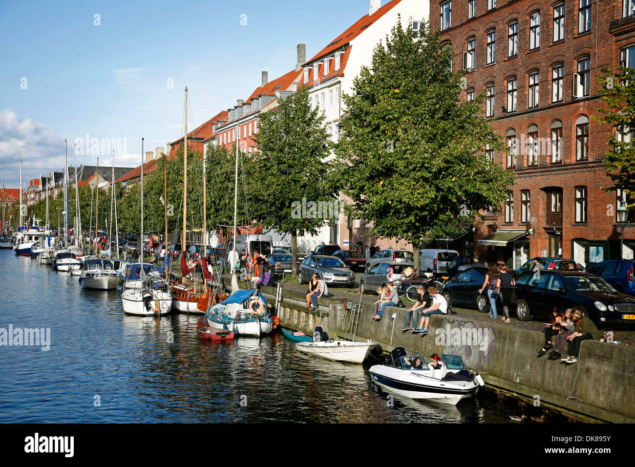 Christianshavn, Kopenhagen, Dänemark. Stockfoto