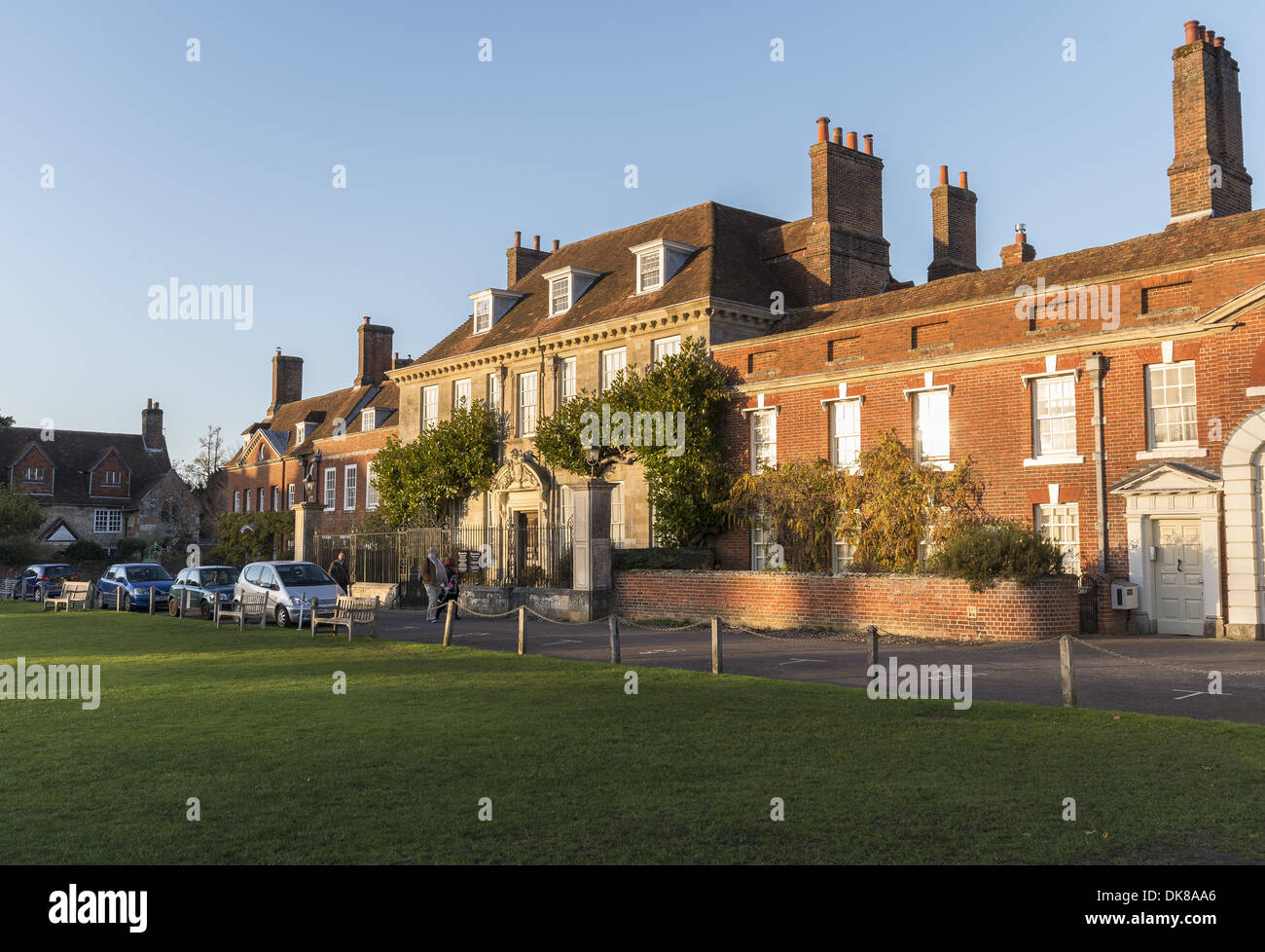 Mompesson Haus "Das Haus in der Nähe" Chorknaben Platz in Salisbury, Wiltshire, England, UK Stockfoto