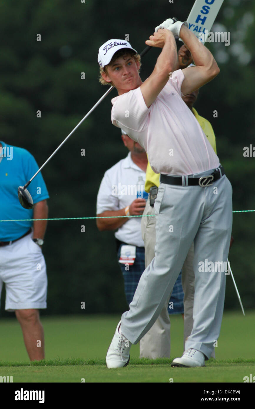 16. Juli 2011 - Madison, Mississippi, Vereinigte Staaten von Amerika - Bud Cauley abschlägt während der Viking Classic im Annandale Golf Club. (Kredit-Bild: © Hays Collins/Southcreek Global/ZUMAPRESS.com) Stockfoto