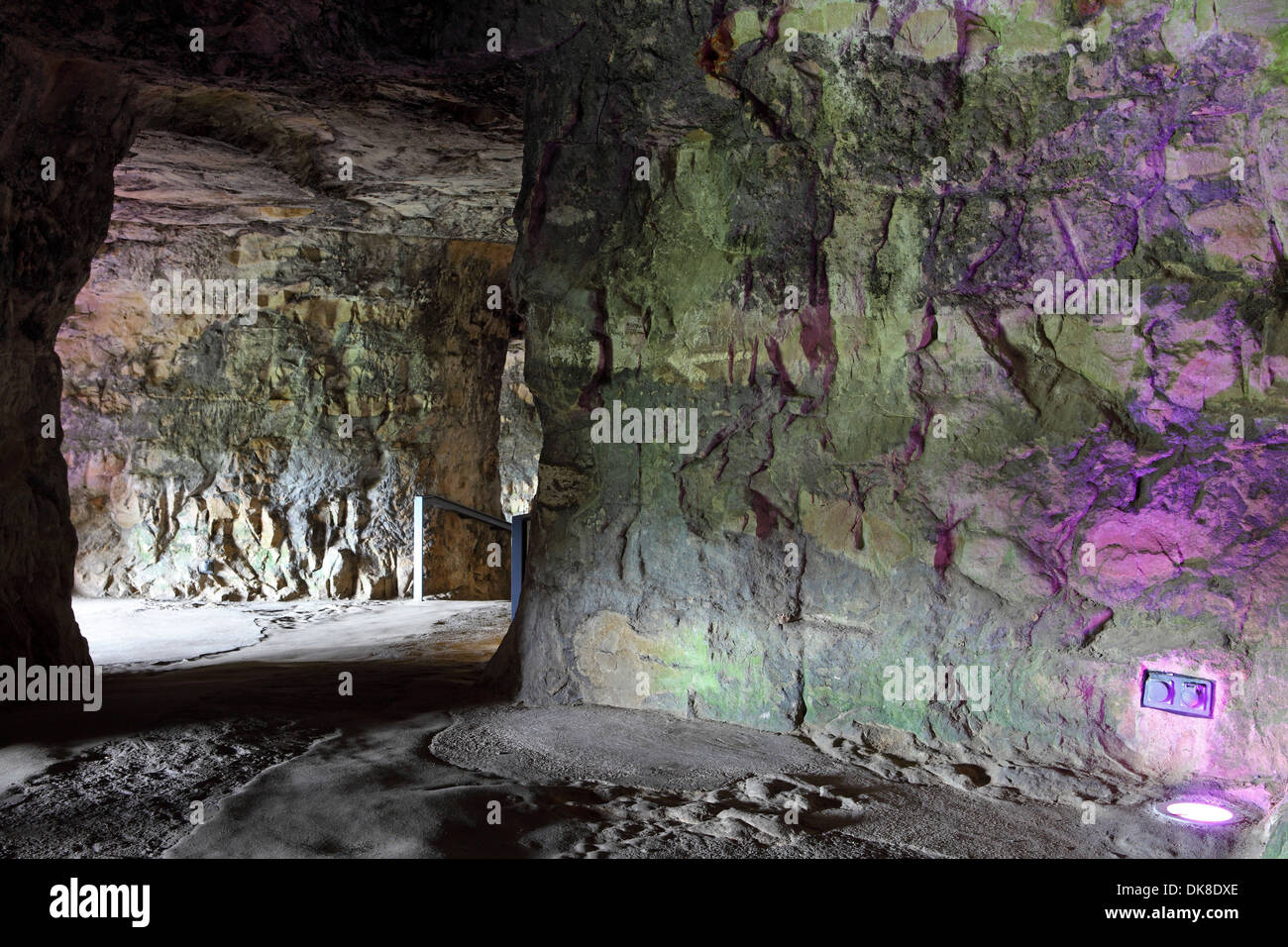 Die Bock-Kasematten in Luxemburg. Die Befestigungsanlagen wurden 1745 von österreichischen Ingenieuren gebaut. Stockfoto