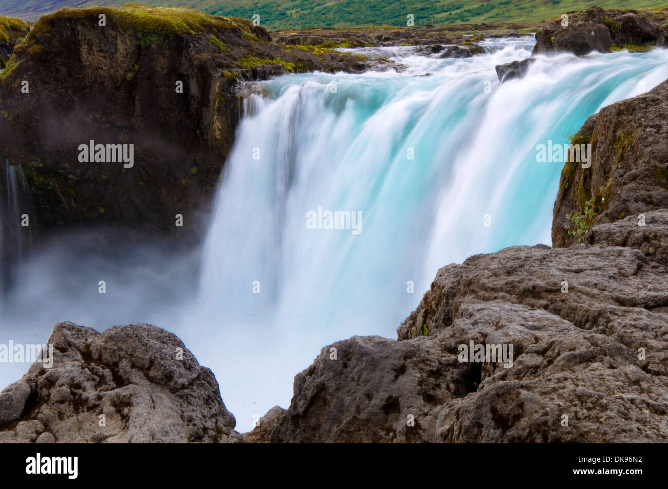 Godafoss Wasserfall zwischen Akureyri und Husavik, Island Stockfoto