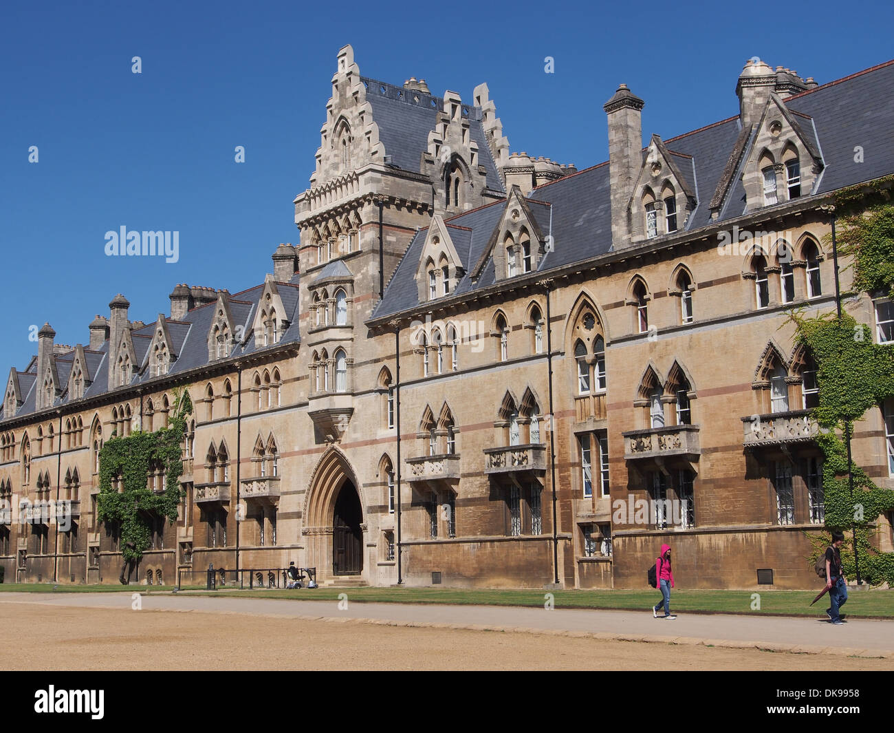 Oxford Universität Christ Church College Wiese Building Stockfoto