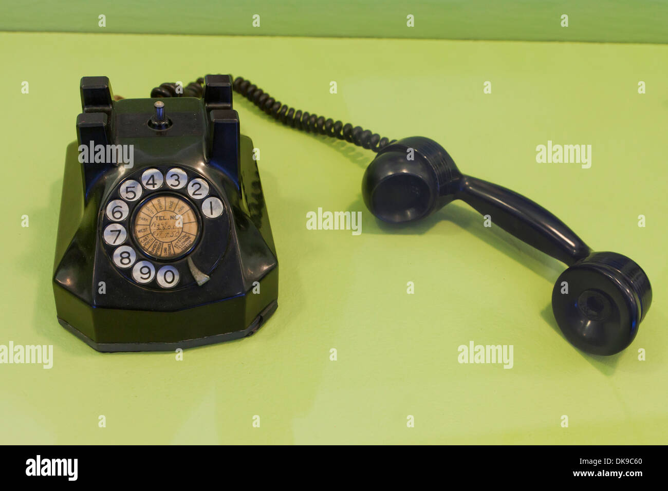 Vintage Schreibtisch Telefon, c. 1940 Stockfoto