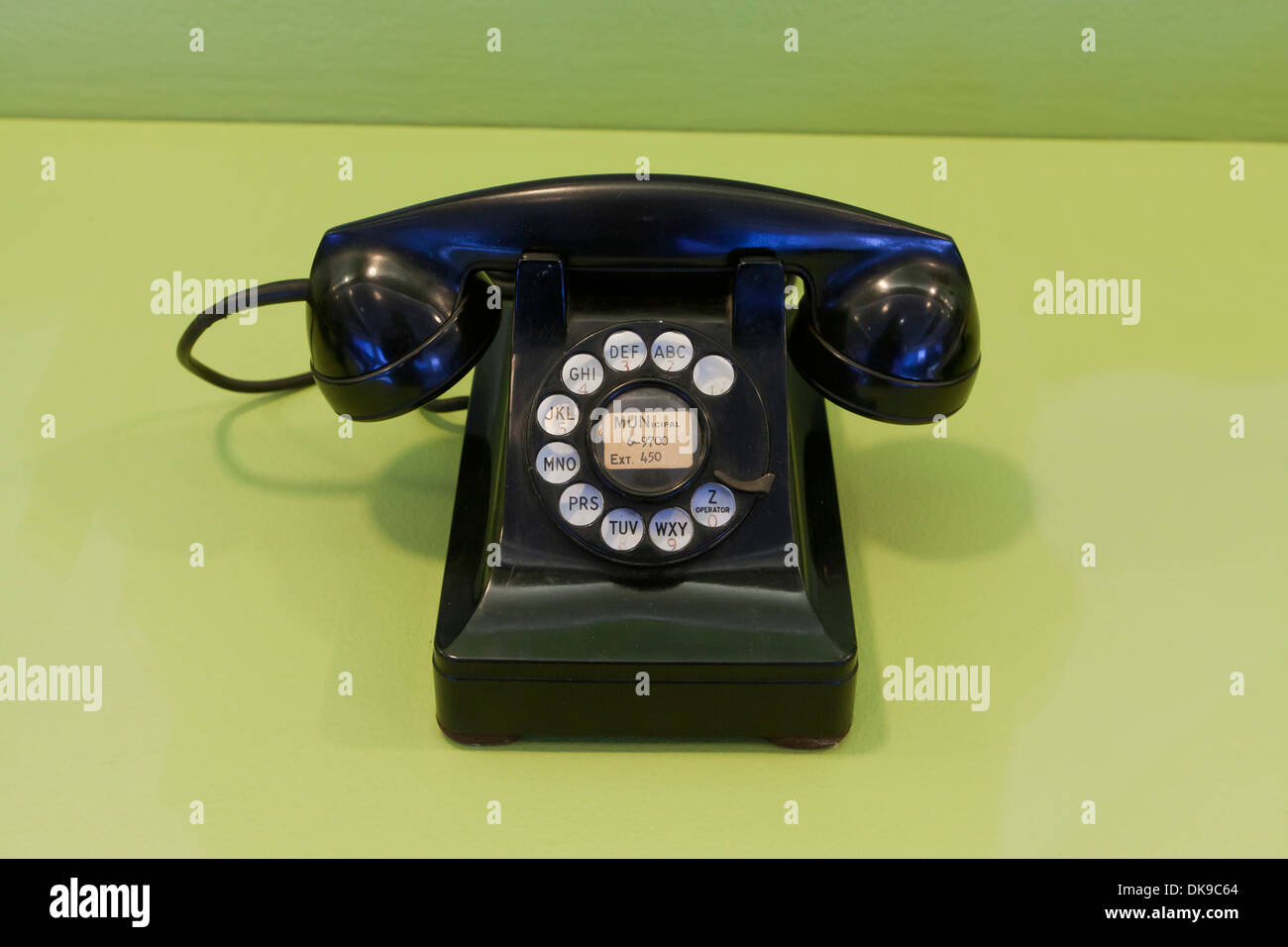 Vintage Schreibtisch Telefon, ca. 1950 Stockfoto