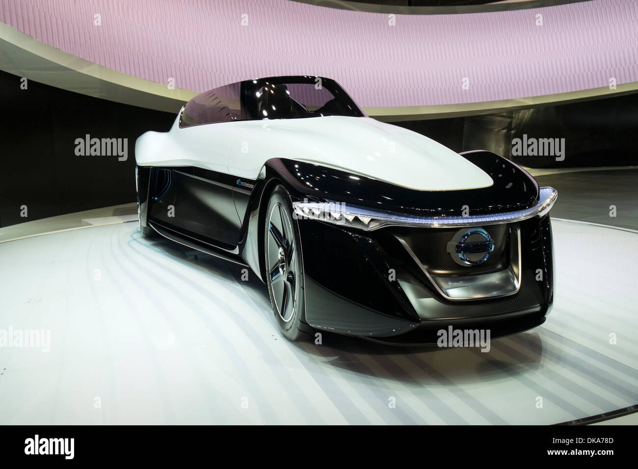 Nissan Bladeglider Konzept Elektroauto auf der Tokio Motor Show 2013 in Japan Stockfoto