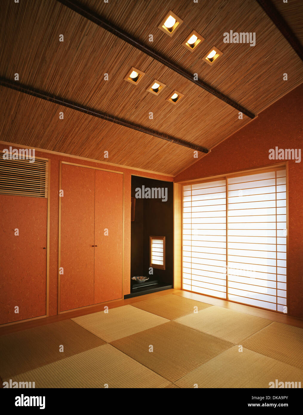Zimmer im japanischen Stil Stockfoto