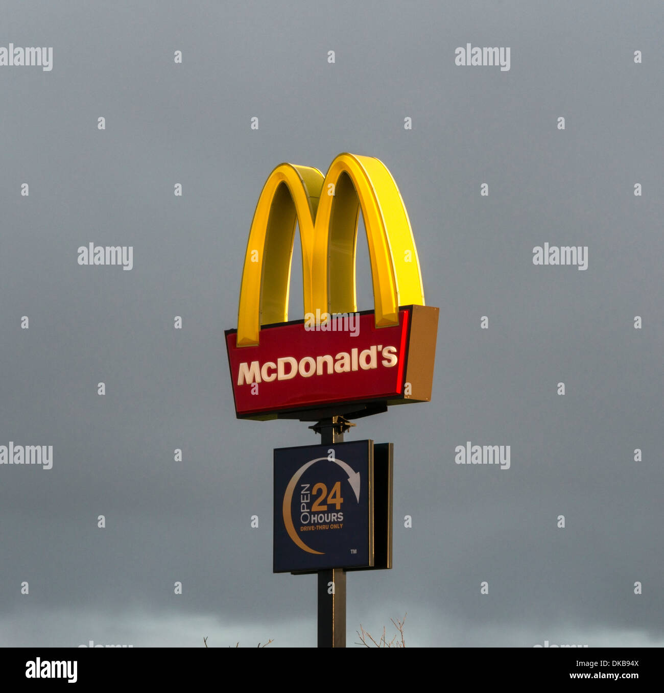 McDonald's-Zeichen Stockfoto