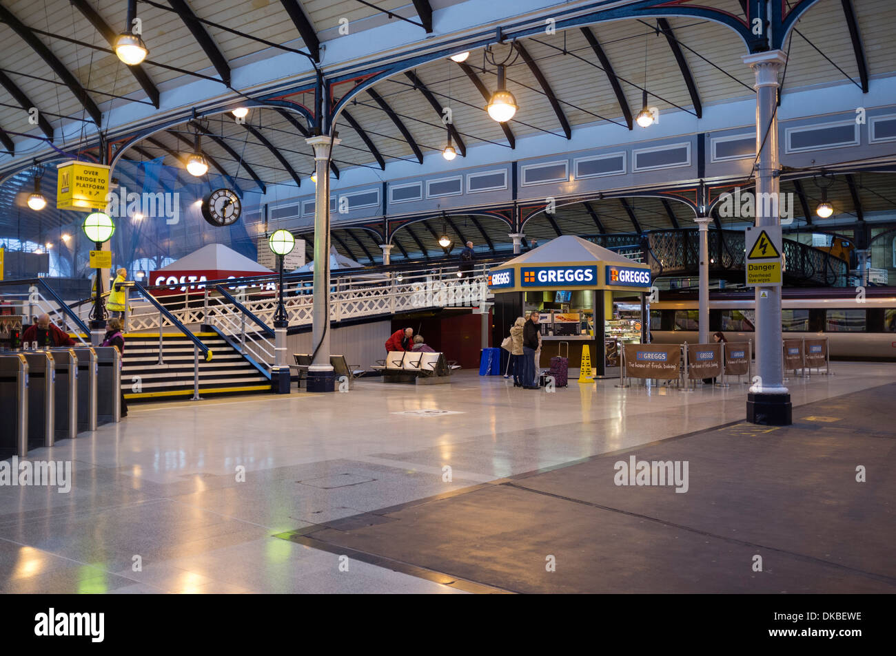 Hauptbahnhof, Newcastle-upon-Tyne Stockfoto