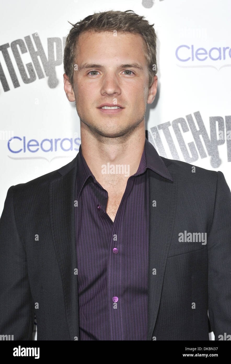 Freddie Stroma Los Angeles-premiere von "Pitch Perfect" im ArcLight Hollywood - Ankünfte Los Angeles Kalifornien - 24.09.12 Stockfoto