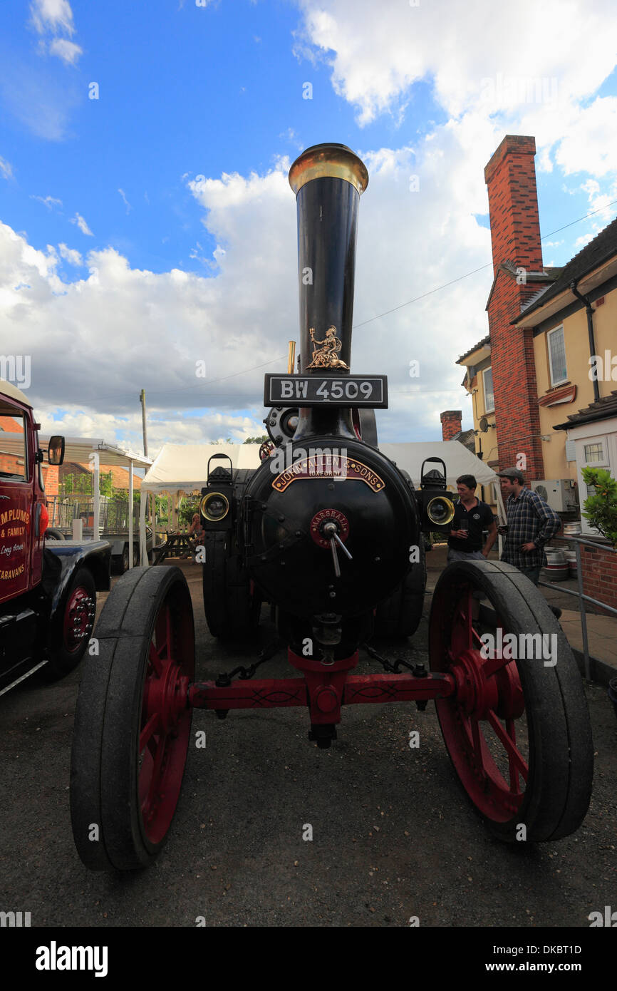 Zugmaschine "Old Nick" bei einer Dampf-Kundgebung in Heacham, Norfolk, Großbritannien. Stockfoto