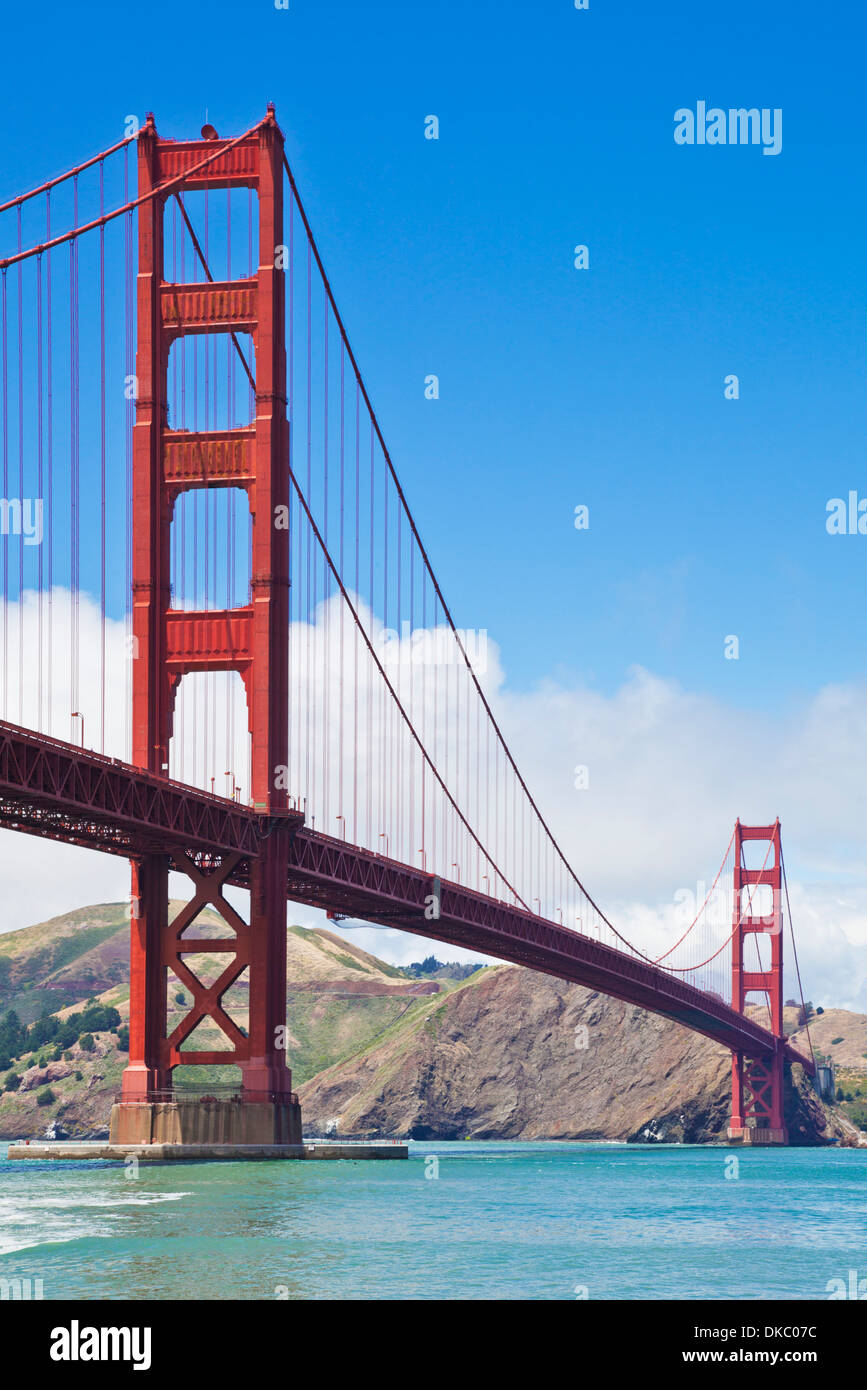 Golden Gate Bridge in San Francisco Tag Verknüpfung von Marin County mit der Stadt San Francisco Kalifornien USA Stockfoto