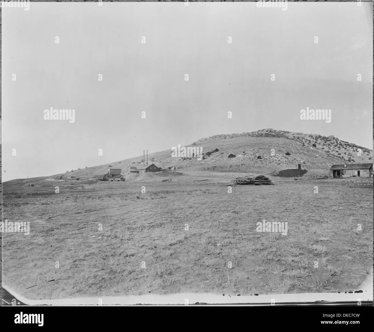 Kohlebergwerke in Evanston, Uinta County, Wyoming, sind Teil der langen Geschichte der Kohleförderung, die für die lokale Wirtschaft und Energieerzeugung von entscheidender Bedeutung ist. Stockfoto