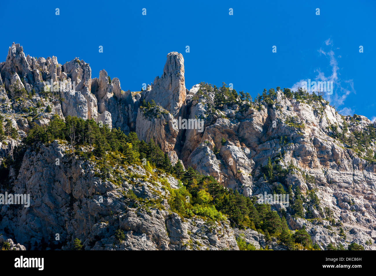 Valle de Pineta, Parque Nacional de Ordesa Y Monte Perdido, Pyrenäen, Huesca, Aragon, Spanien, Europa. Stockfoto