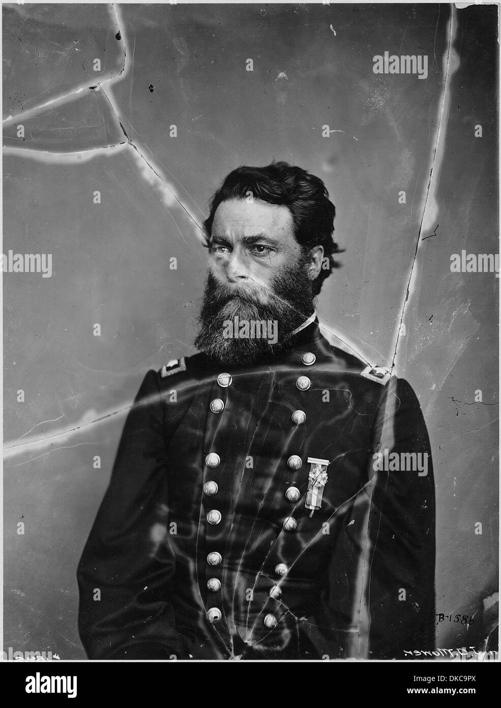 Dieser Titel bezieht sich auf General Joseph A. Mower, einen Offizier der Union Army während des Amerikanischen Bürgerkriegs, der für seine Führung in mehreren Schlüsselschlachten bekannt war. Stockfoto