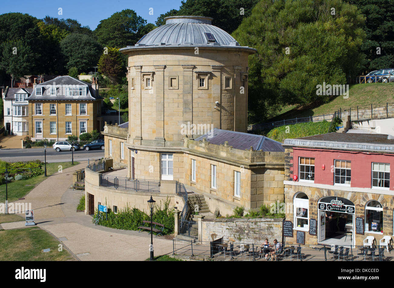 Ansicht Fassade des Museums Rotunde Scarborough, North Yorkshire Stockfoto