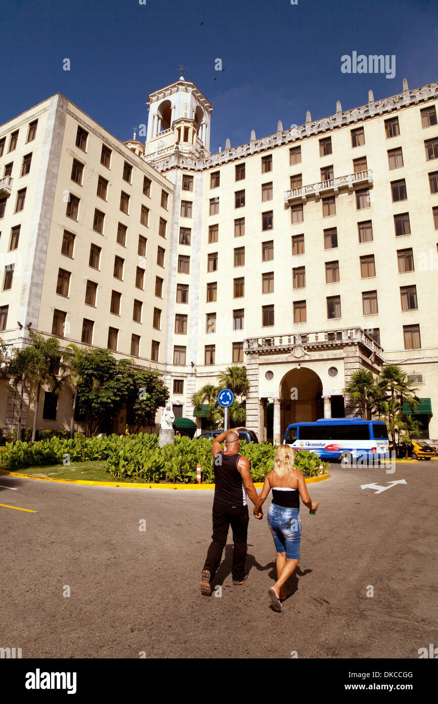 Hotel Nacional, Luxushotel, Havanna, Kuba, Caribbean Stockfoto