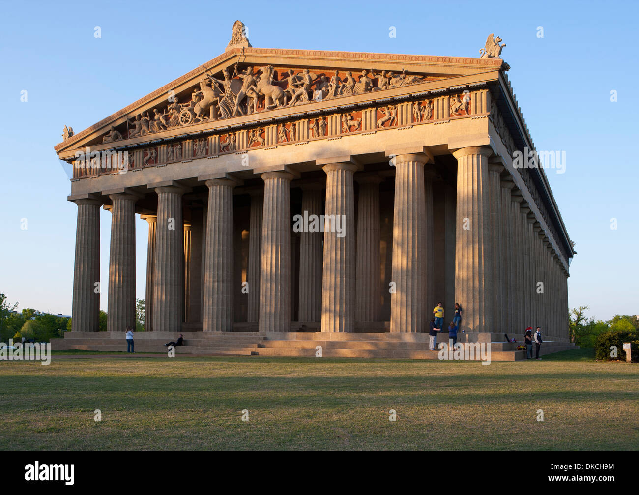 In Nashville Tennessee steht eine Nachbildung des ursprünglichen Parthenon in Athen. Es wurde 1897 erbaut. Stockfoto