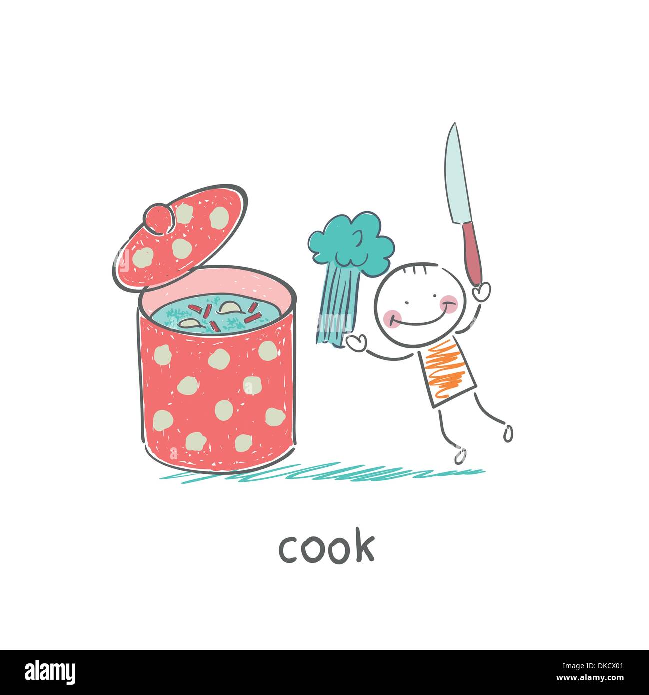 Cook Stock Vektor