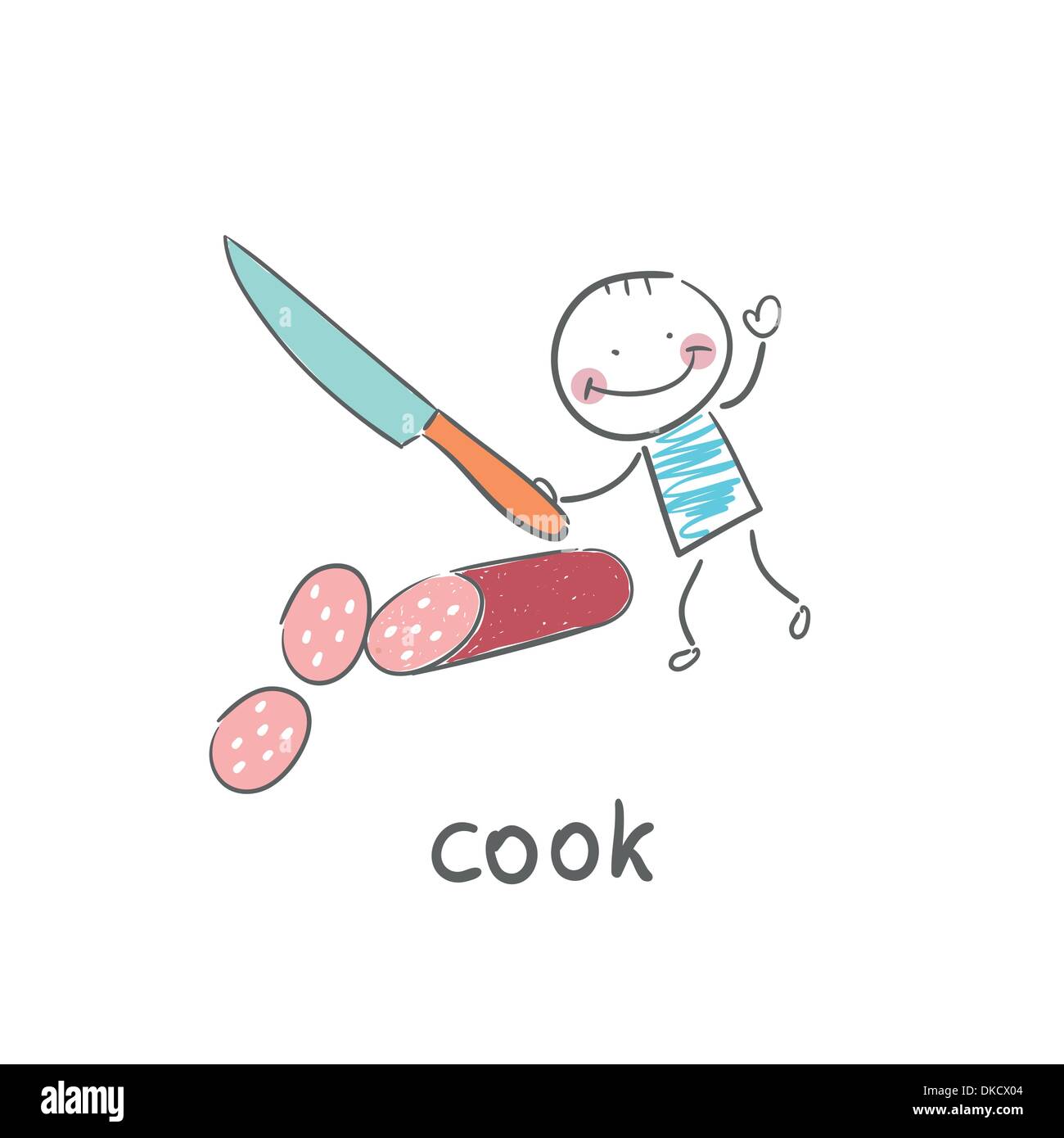 Cook Stock Vektor