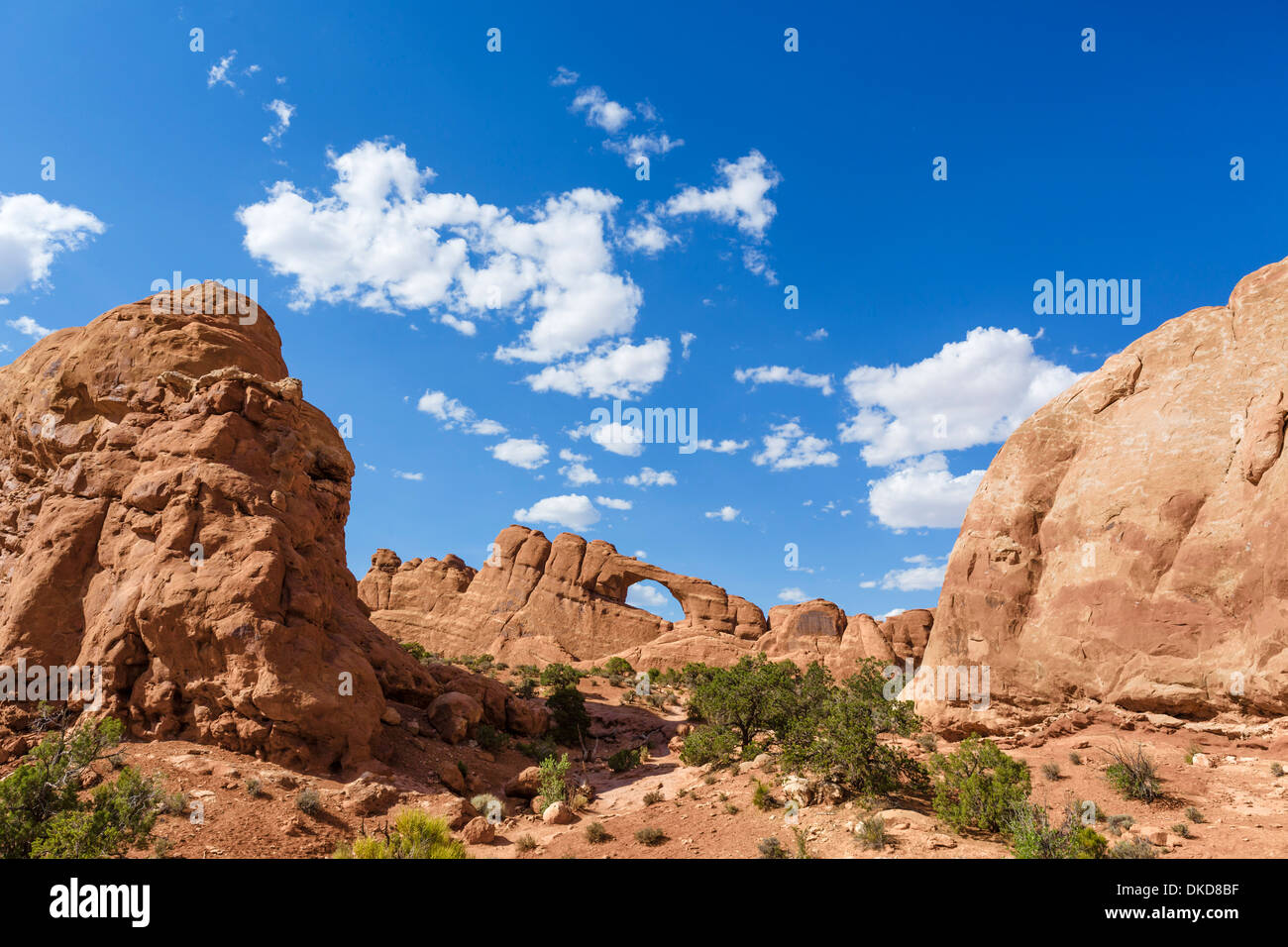 Skyline Arch, Arches-Nationalpark, Utah, USA Stockfoto