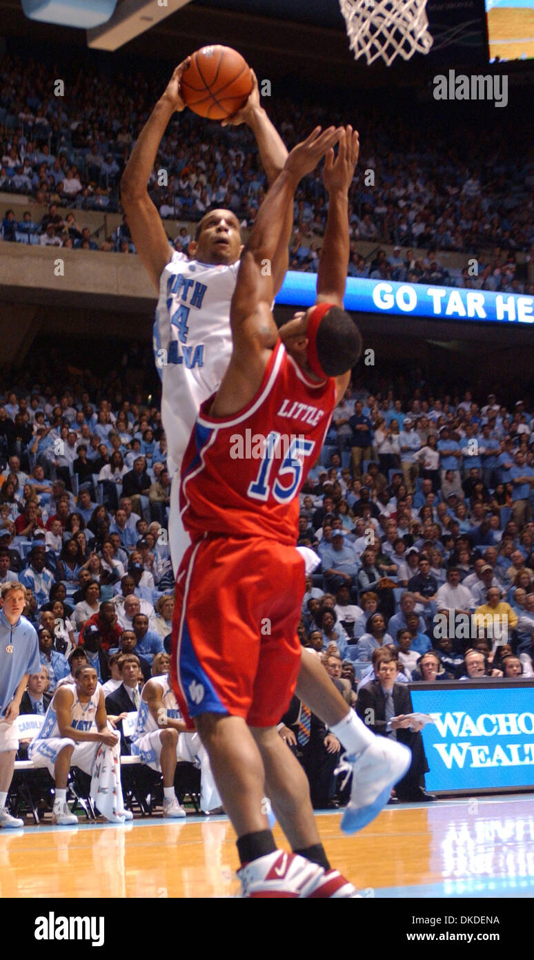 31. Dezember 2006; Chapel Hill, NC, USA; NCAA College Basketball