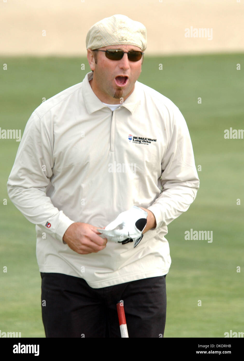 9. April 2007 - Myrtle Beach, SC, USA - PGA Tour Professional DAVID MOBLEY spielt eine Runde Golf auf dem jährlichen Hootie und der Blowfish Montag nach the Masters Promi pro-am-Golfturnier, das Barefoot Resort in Myrtle Beach befindet sich an der Farbstoff Club stattfand. (Kredit-Bild: © Jason Moore/ZUMA Press) Stockfoto