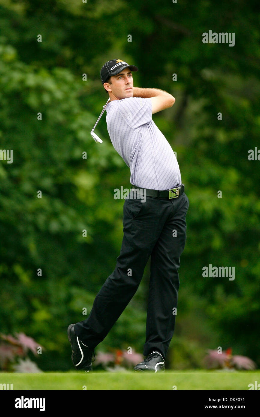 3. Juni 2007 - Dublin, OH, USA - GEOFF OGILVY (AUS) bei der Endrunde des Turniers Memorial im Muirfield Village Golf Club in Dublin, Ohio statt. (Kredit-Bild: © Andy Altenburger/Symbol SMI/ZUMA Press) Einschränkungen: Japan, Frankreich und Italien Rechte heraus! Stockfoto