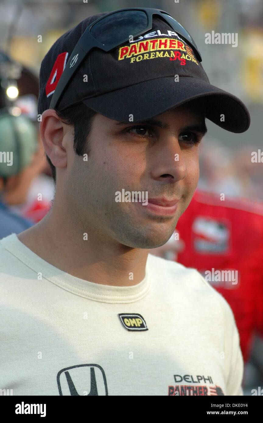 30. Juni 2007 - Richmond, VA, USA - brasilianische Fahrer VITOR MEIRA bei der IRL Sun Trust Indy Challenge auf dem Richmond International Raceway. (Kredit-Bild: © Tina Fultz/ZUMA Press) Stockfoto