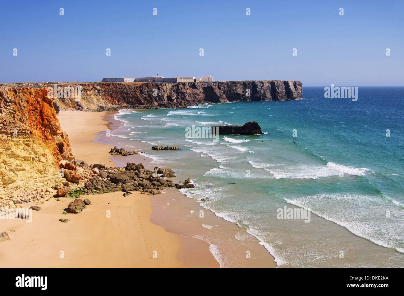 Algarve Strand do Tonel Festung - Algarve Strand do Tonel Festung 01 Stockfoto