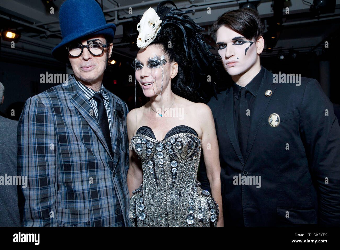 Patrick Macdonald Suzanne Barthch Jordon Schemmenti Mercedes-Benz NewYork Fashion Week Frühjahr/Sommer 2013 - Blondinen - Stockfoto