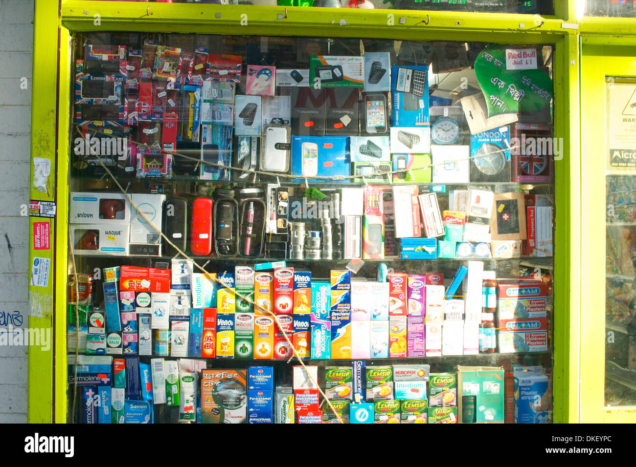 Handy-Shop, Brick Lane, London, UK Stockfoto