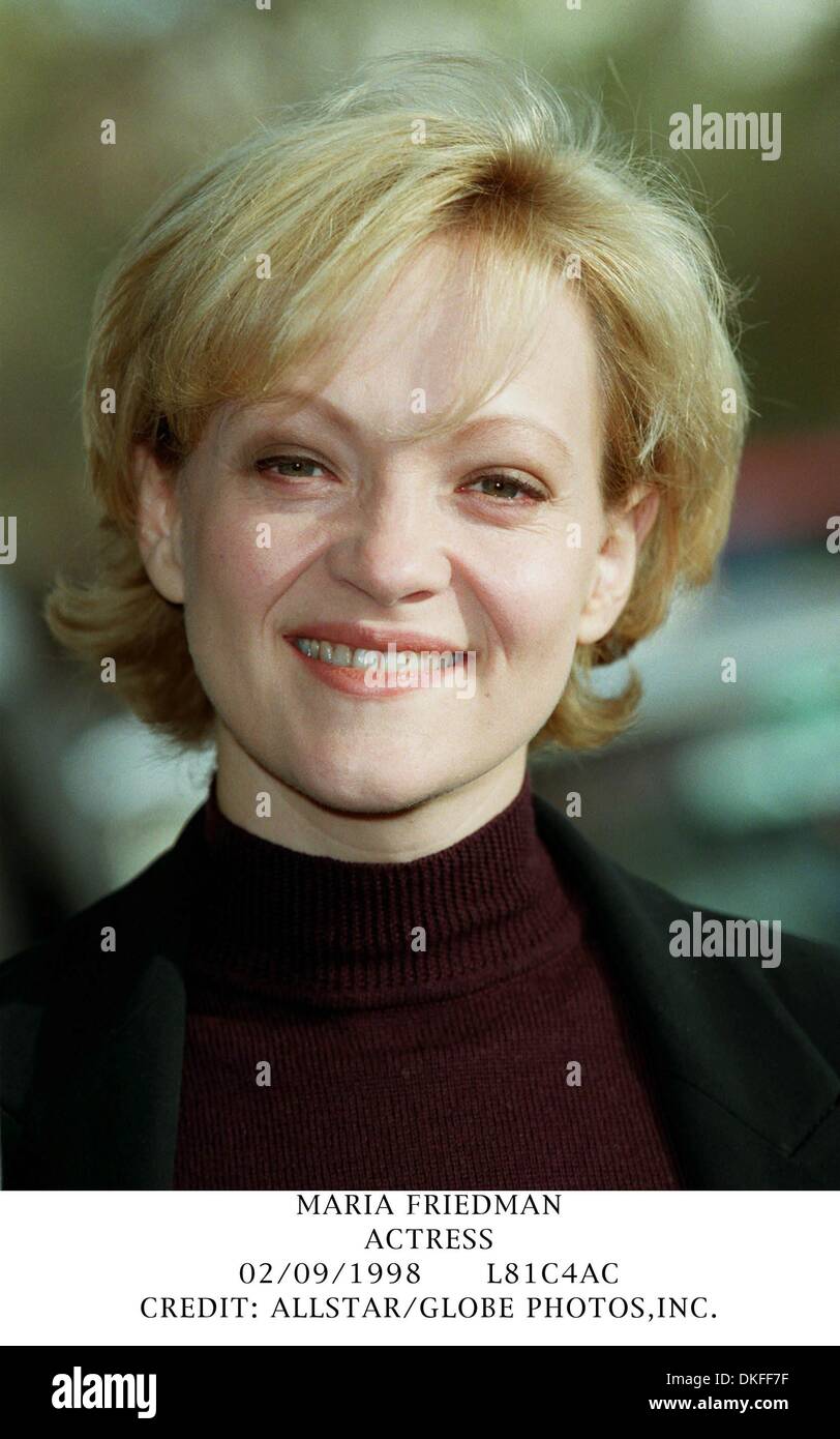 2. September 1998 - MARIA FRIEDMAN. ACTRESS.02/09/1998.L81C4AC. Bildnachweis: ALLSTAR / (Kredit-Bild: © Globe Photos/ZUMAPRESS.com) Stockfoto