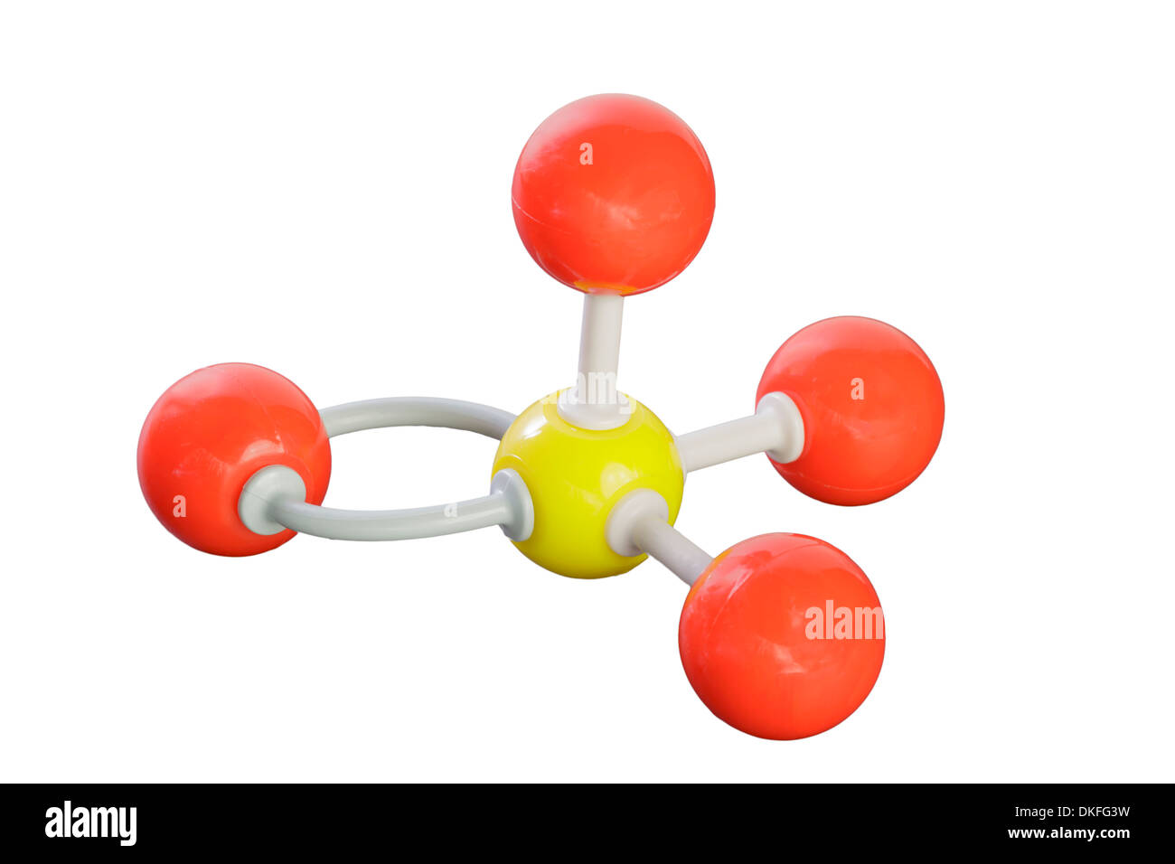 Phosphat-Molekül-Modell Stockfoto