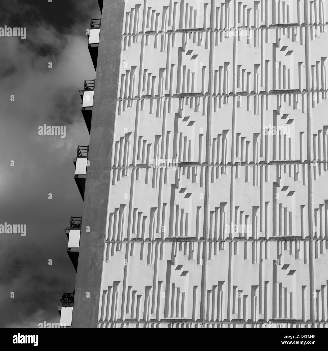 Hauswand in Erfurt, Thüringen, Deutschland Stockfoto