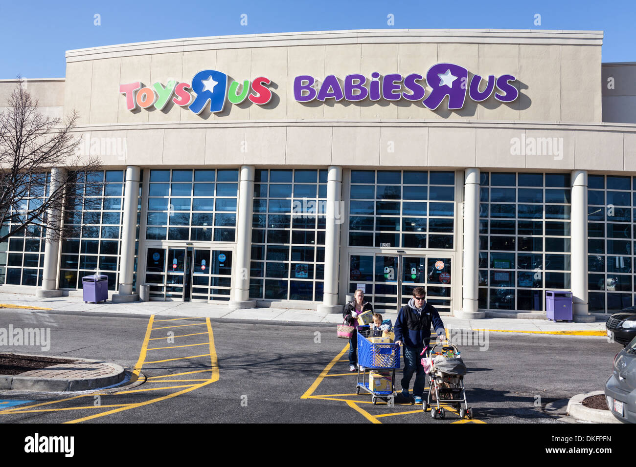 Toys R uns Babies R Us Box Store, Towson, Maryland, Baltimore County. Stockfoto
