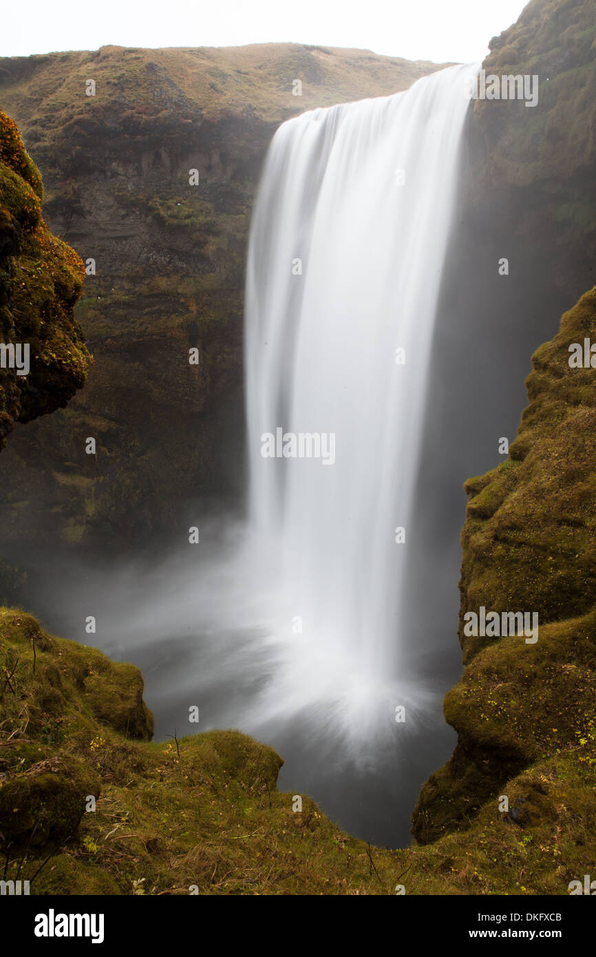 Skogarfoss, Island Stockfoto