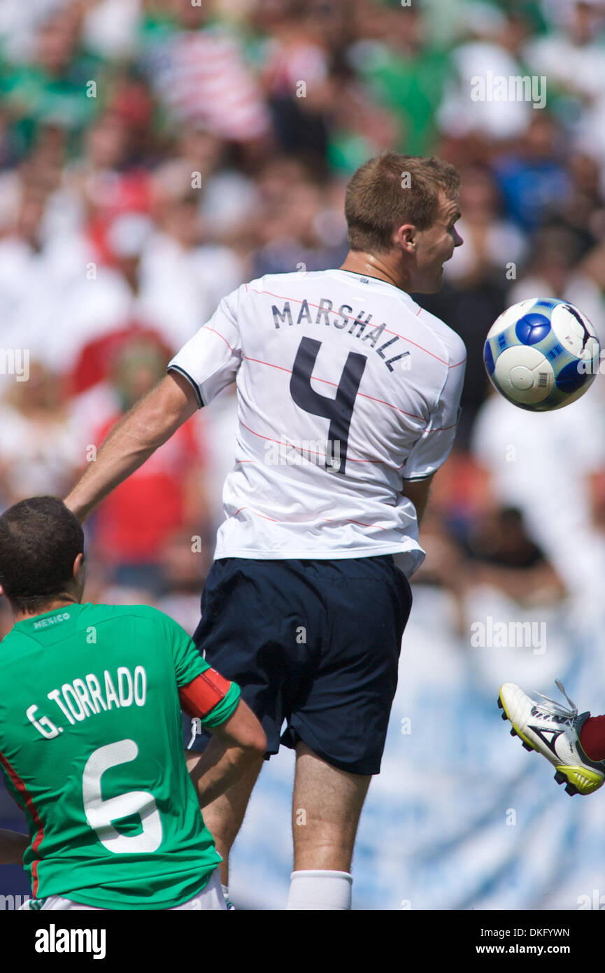 26. Juli 2009 - East Rutherford, New York, USA - CHAD MARSHALL (4 ...