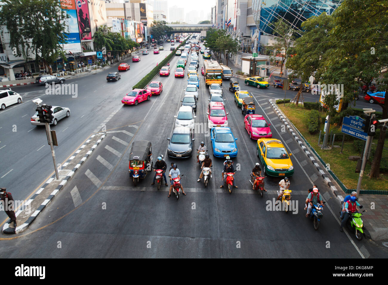 Rush Hour, Bangkok, Thailand, Asien Stockfoto