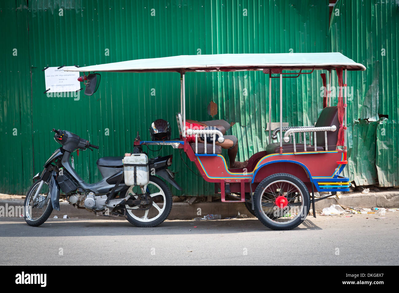 Tuk-Tuk, Phnom Penh, Kambodscha, Asien Stockfoto