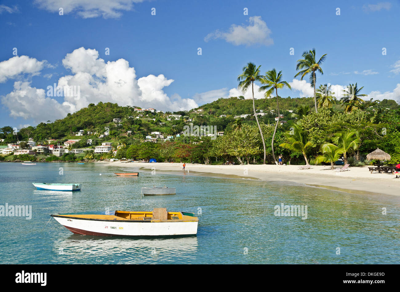 Grand Anse Beach, Grenada, Windward-Inseln, kleine Antillen, Antillen, Karibik, Amerika Stockfoto