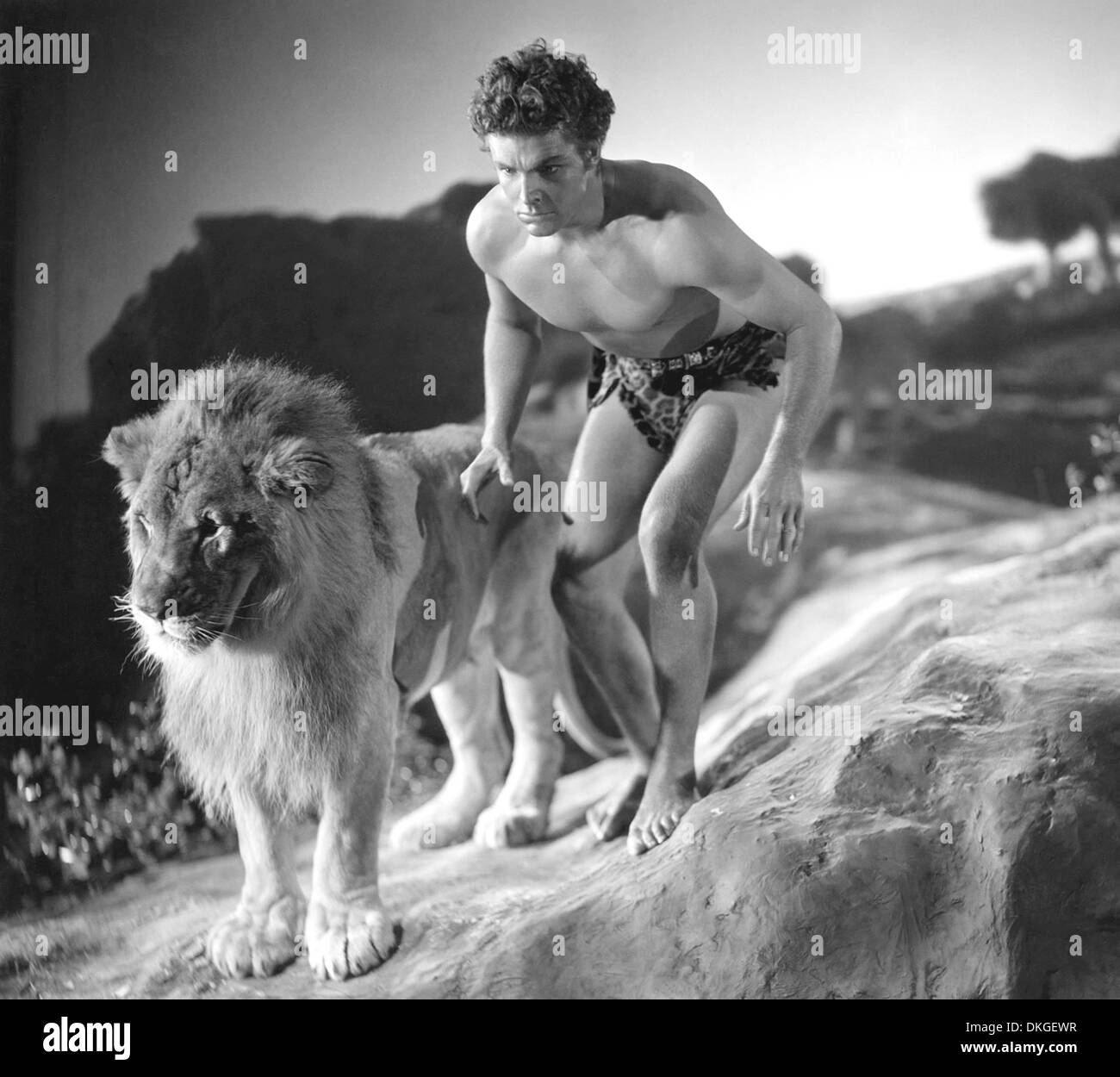 KING OF THE JUNGLE 1933 Paramount Pictures Film mit Buster Crabbe Stockfoto